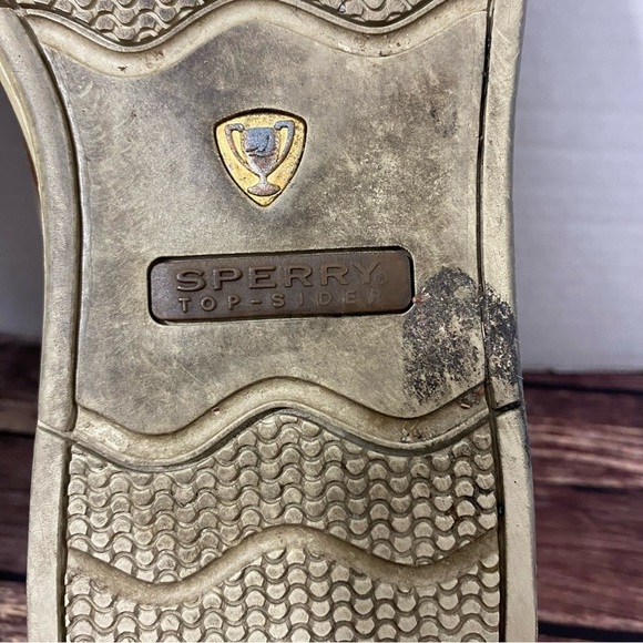 Sperry Men's Top Sider Gold Cup Boat ASV 2 Eye Brown Leather Shoes Size 9M - Picture 10 of 16